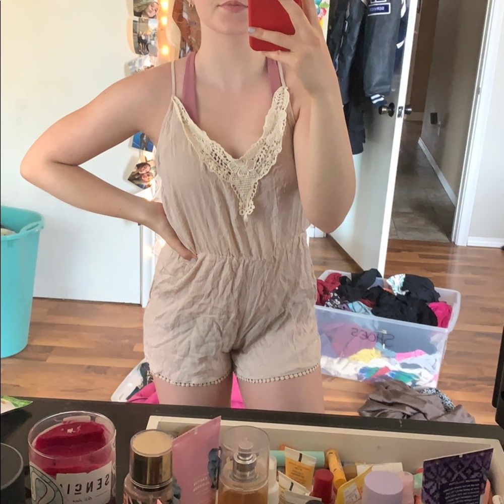 Baby pink romper